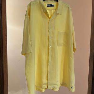 Mens tall polo button down